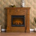 Online quotes for Oak Secretary desk Wynn Mission Oak Electric Fireplace