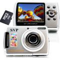 SVP Cybersnap 901 9MP 2.4-inch LCD Silver Digital Camera/ Video Recorder with Micro SD 4GB
