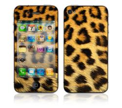 'Leopard' Apple iPhone 4 Vinyl Skin (Sticker)