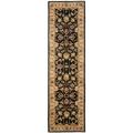 Handmade Heritage Kerman Black/ Gold Wool Runner (2'3 x 20')