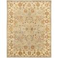 Handmade Heritage Oushak Light Green/Beige Wool Rug (8'3 x 11')