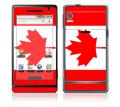 'Canadian Flag' Motorola Droid Decal Skin