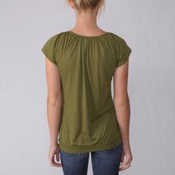 Self Esteem Junior's Ruffle Detail Zipper Top
