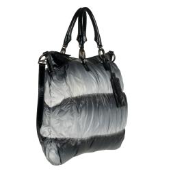 Ermanno Scervino Grey Pleated Satchel