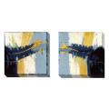 Maxine Price 'Place To Place' 2-piece Gallery Wrapped Canvas Art Set