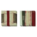 Barbara Zoern 'Juni' Set of 2 Gallery Wrapped Canvas Art Set