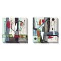 Barbara Zoern 'Transparence' Gallery Wrapped Canvas Art Set (Set of 2 )