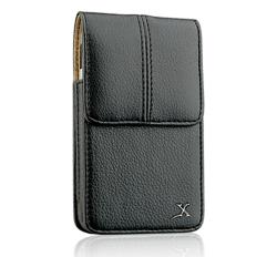 Kyocera Zio M6000 (Sanyo SCP-8000) Executive Vertical Leather Belt Clip Carrying Case