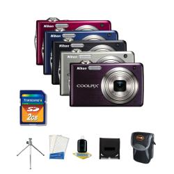 Nikon CoolPix S630 12MP Digital Camera with Camera Accessories Kit (Refurbished)