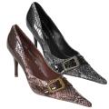 Liliana by Adi Women's 'Flash-34' Faux Python Print Stilettos