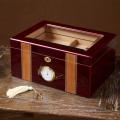 Cherry Wood Glass Top Humidor