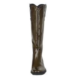 Tremp Women's Taupe Vinyl Snow Boots