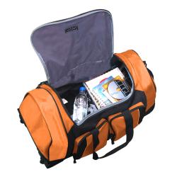 Olympia 30-inch Jacquard Fabric Rolling Duffel Bag