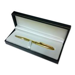 Gold Ball Point Pen with Case