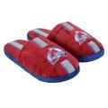 Colorado Avalanche Striped Slide Slippers