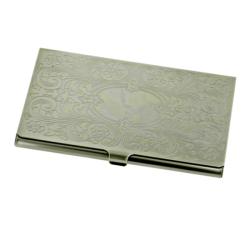 Antique Brass-plated Business Card Holder