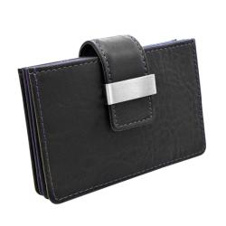 Wilouby Women's Violet Leather Credit Card Holder