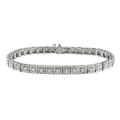 14k White Gold 3ct TDW Diamond Tennis Bracelet (G-H, SI1-SI2)