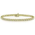 14k Yellow Gold 3 1/5ct TDW Diamond Tennis Bracelet (G-H, I1-I2)