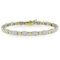 18k Two-tone Gold 2 1/2ct TDW Diamond Bracelet (G-H, SI1-SI2)