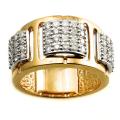 14k Two-tone Gold Women's 3/4ct TDW Diamond Ring (H-I, I1-I2)