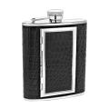Facts relating to Gum Sno Leather Crocodile 6-oz Flask / Cigarette Case Combo