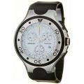 Movado Men's 'Series 800' Steel and Rubber Quartz Chronograph Watch