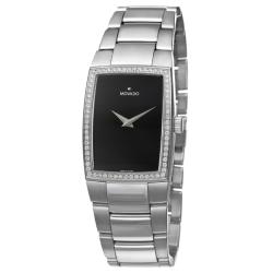 Movado Women's 'Eliro' Stainless Steel Quartz Diamond Watch