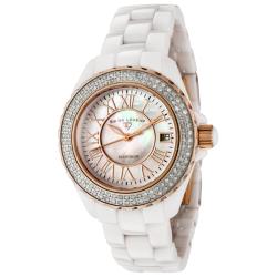 Swiss Legend Women's Karamica White Ceramic White Diamond Watch