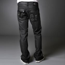 Laguna Beach Jean Company Men's Dana Point Straight Leg Black Jeans