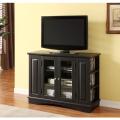 Black 42-inch Side Media Storage TV Console
