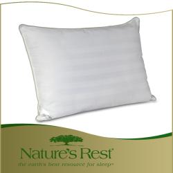 Nature's Rest All Natural Latex Springs/ Down/ Feather Pillow