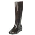 Fendi Women's Rubber Wedge Rain Boot