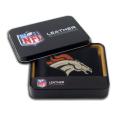Denver Broncos Men's Black Leather Bi-fold Wallet