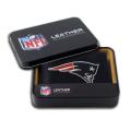 New England Patriots Men's Black Leather Bi-fold Wallet