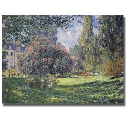 Claude Monet 'The Parc Monceau' Canvas Art