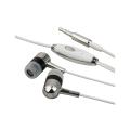Silver Universal In-ear 3.5 mm Stereo Headset with On Off and Mic