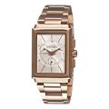Azzaro Men's 'Legend Rectangular Chrono' Retrograde Rose PVD Watch