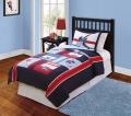 Hockey Game Full/ Queen-size Quilt Set