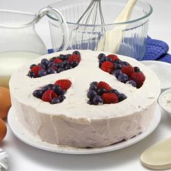 Fred & Friends Blue Silicone 'Peace of Cake' Cake Mold