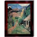 Paul Gauguin 'Mountain Road' Framed Canvas Art