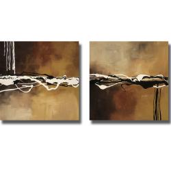 Laurie Maitland 'Copper Concerto I and II' 2-piece Canvas Art Set
