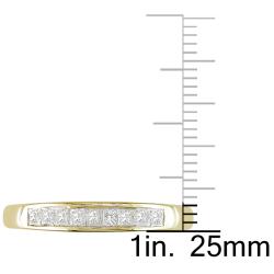 14k Yellow Gold 1/4ct TDW Diamond Eternity Ring (G-H, I1-I2)