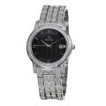 Bulova Men's 'Crystal' Stainless Steel Quartz Crystal Watch