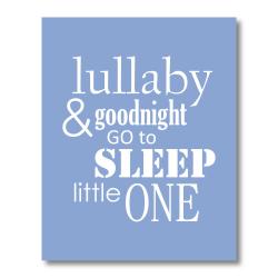 Trendography Prints  'Sleep Little One' Graphic Art Print