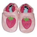 Baby Pie Pink Strawberry Leather Infant Shoes