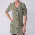 Funky People Juniors Button Front Cardigan
