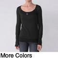 Everyday Junior's Single-button Accent Square Neck Top