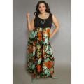 Related knowledge on Vintage Girdles INES Collection Women's Plus Scoop Neck Floral Maxi Dress