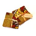 Set of 4 Dutch Wax Cloth Wine Coasters (Indego Africa)